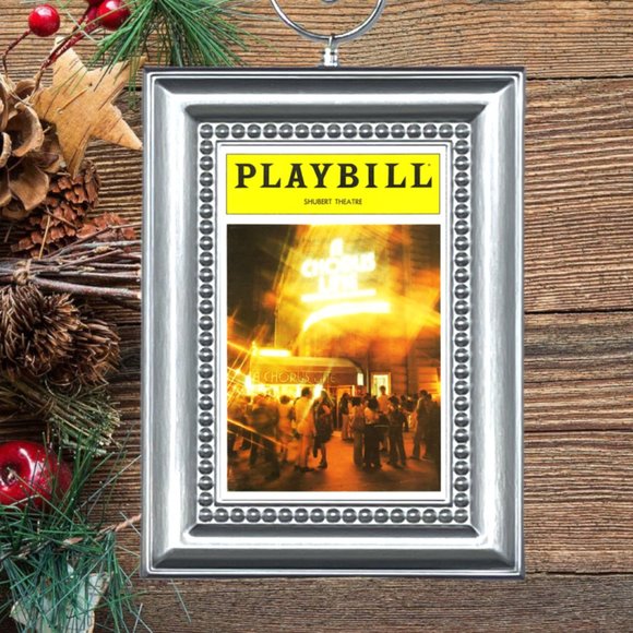 A Chorus Line Broadway Musical Playbill Christmas Tree Ornament‎ - Picture 1 of 3